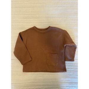 Easy Peasy 4T Waffle Knit Long-Sleeve Tee